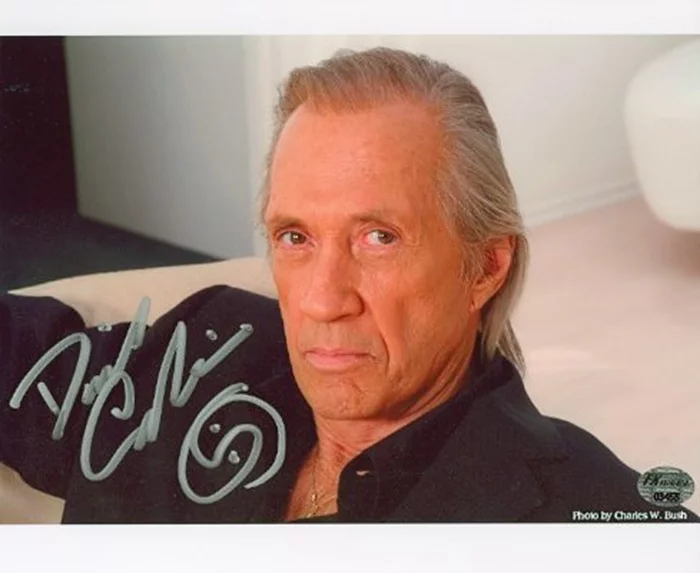 David Carradine autograph