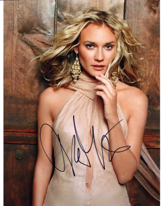 Diane Kruger autograph