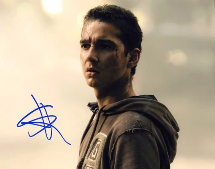 Shia LaBeouf autograph