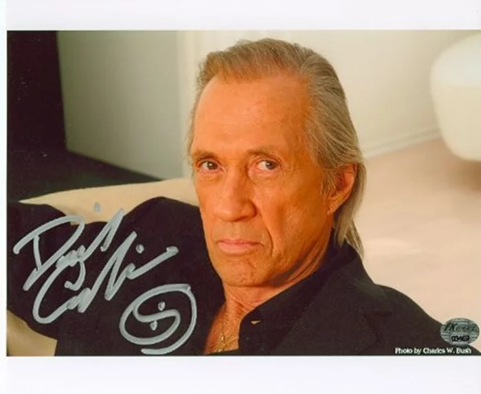 David Carradine autograph