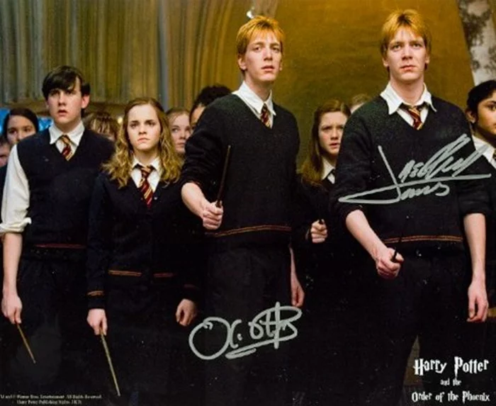 James & Oliver Phelps autograph