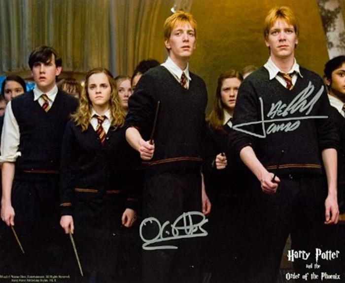 James & Oliver Phelps autograph
