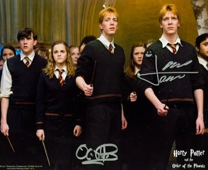 James & Oliver Phelps autograph