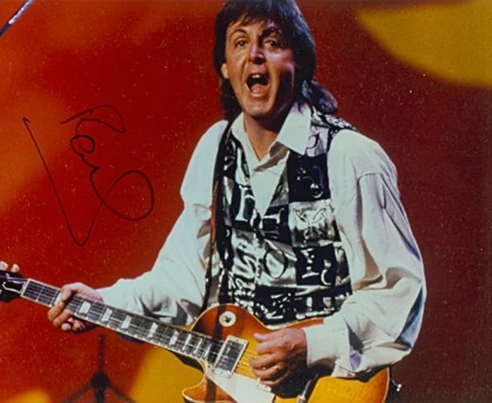 Paul McCartney autograph