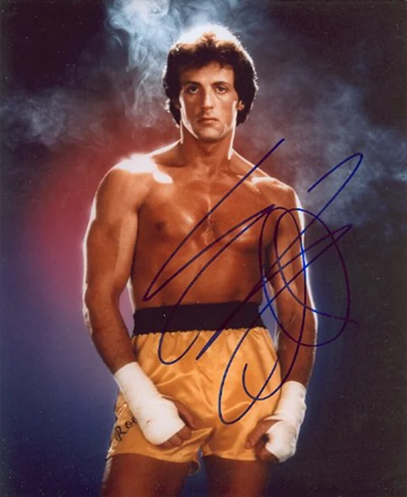 Sylvester Stallone autograph