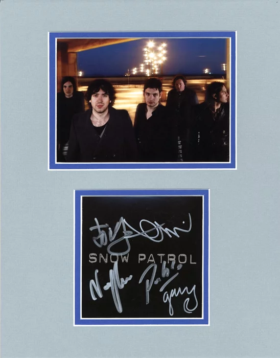 Snow Patrol autograph