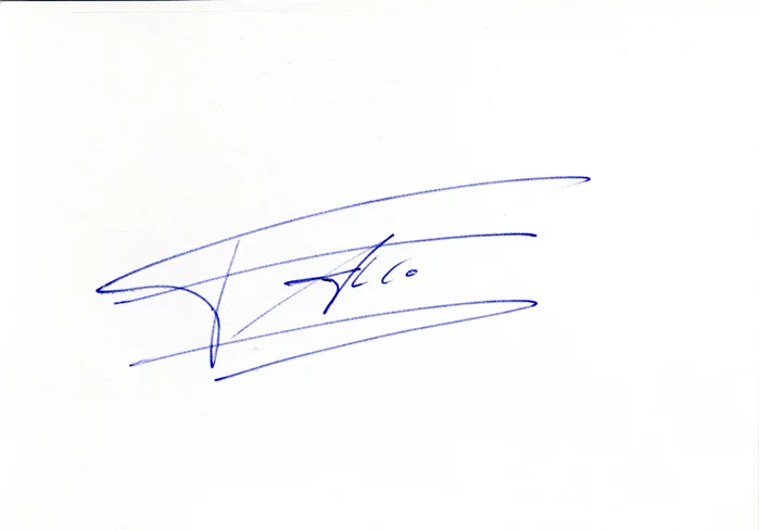 Falco autograph