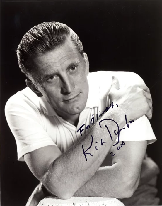 Kirk Douglas autograph