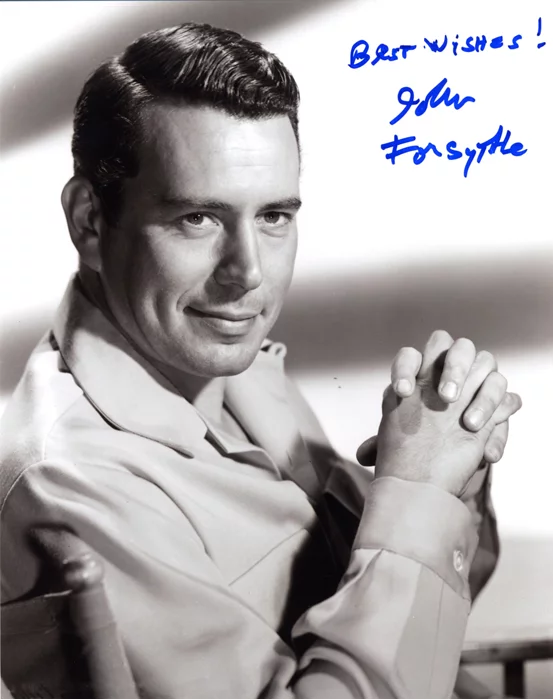 John Forsythe autograph
