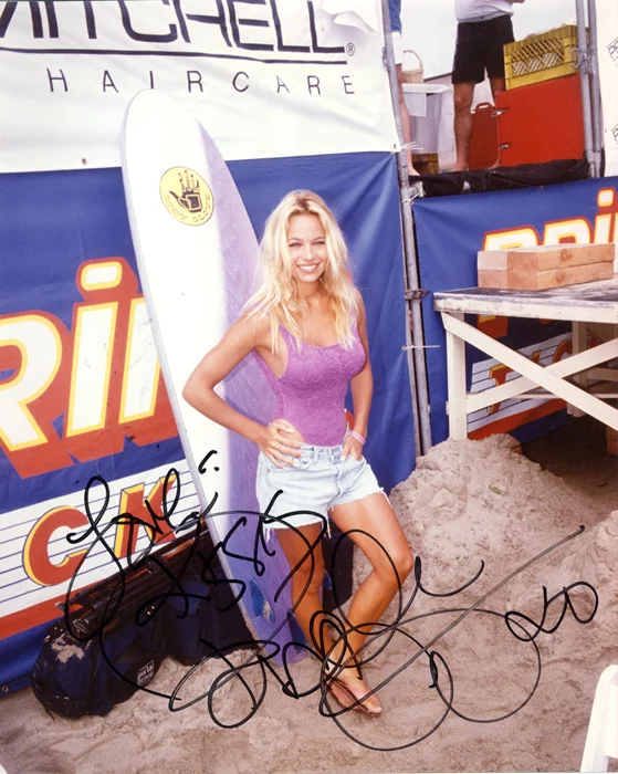 Pamela Anderson autograph