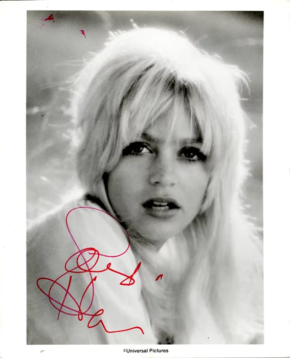 Goldie Hawn autograph