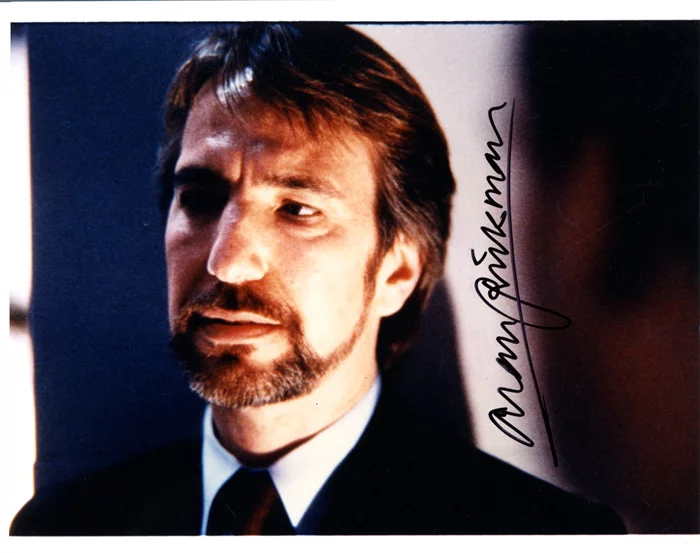 Alan Rickman autograph