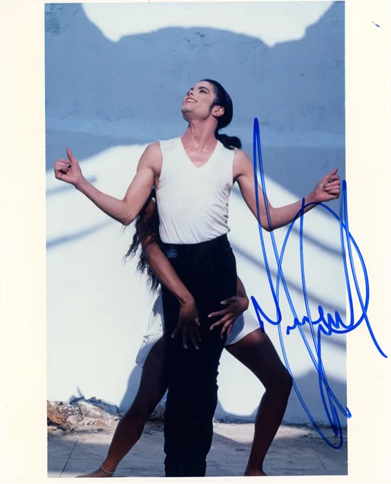 Michael Jackson autograph
