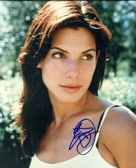 Sandra Bullock autograph