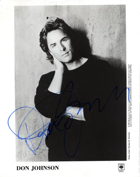 Don Johnson autograph