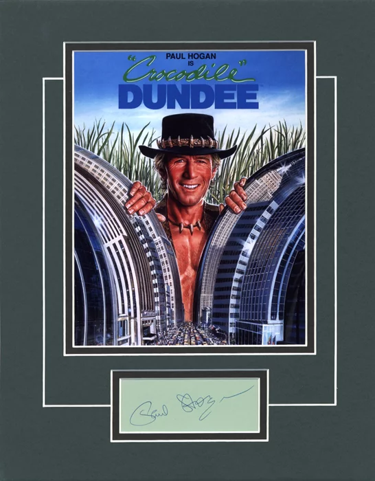 Crocodile Dundee autograph
