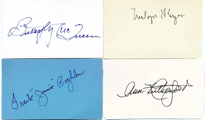 Gone With The Wind autograph