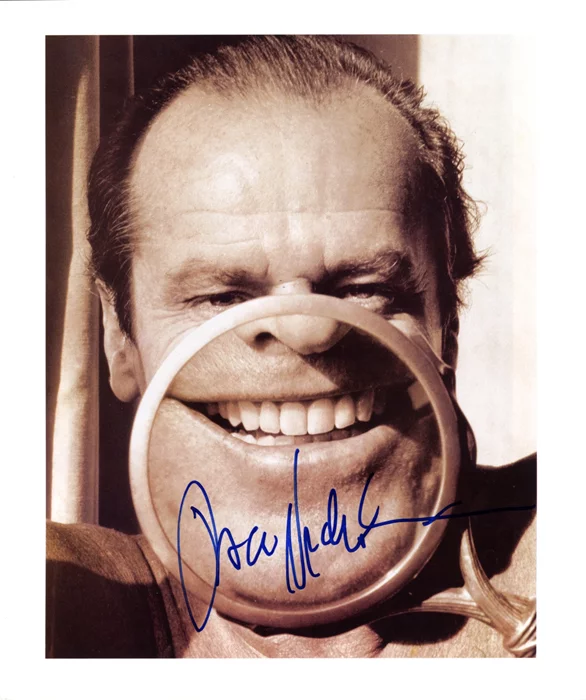 Jack Nicholson autograph