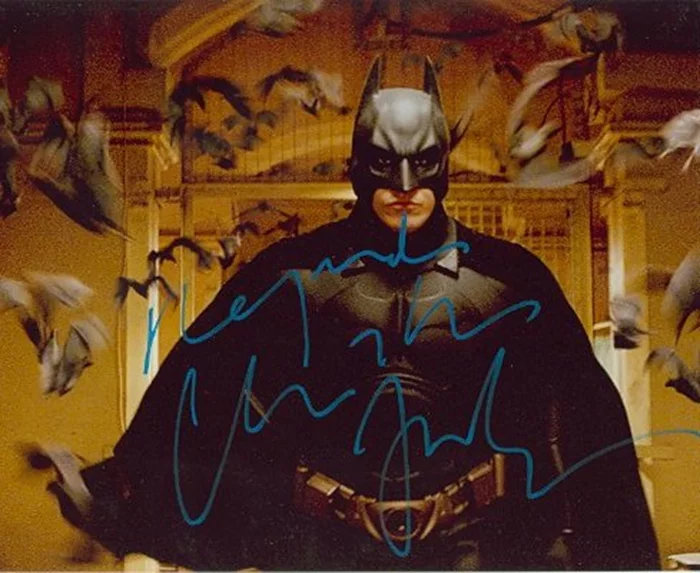 Christian Bale autograph