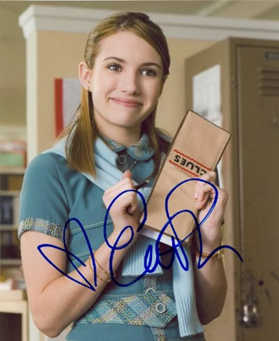 Emma Roberts autograph