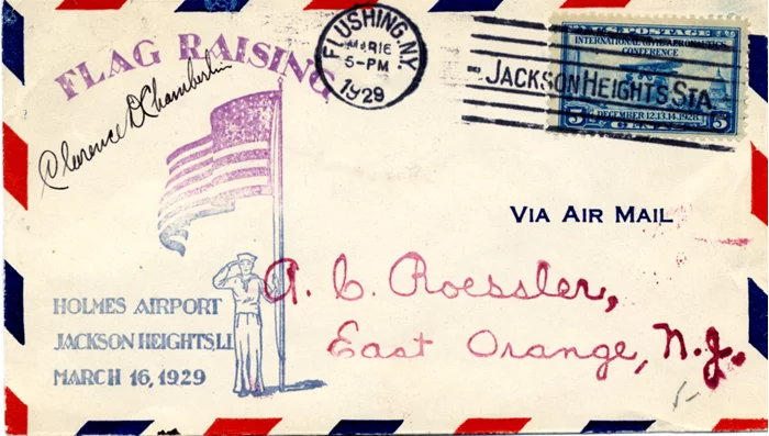 Clarence Chamberlin autograph