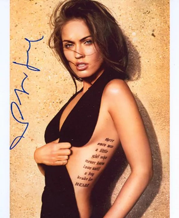 Megan Fox autograph