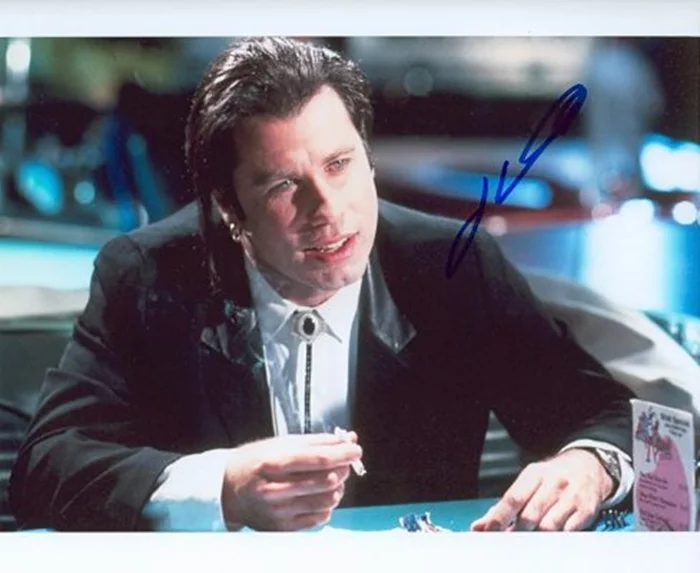 John Travolta autograph