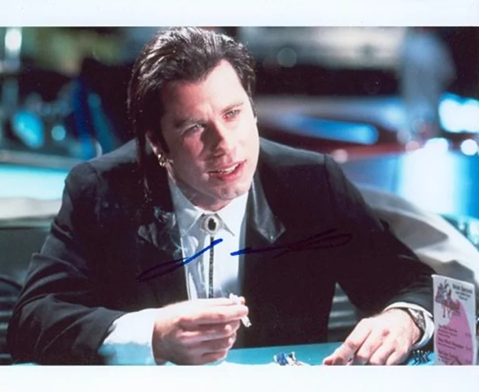 John Travolta autograph