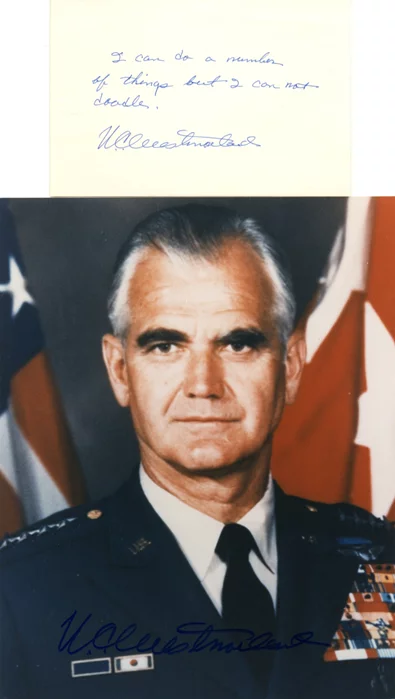 William Westmoreland autograph