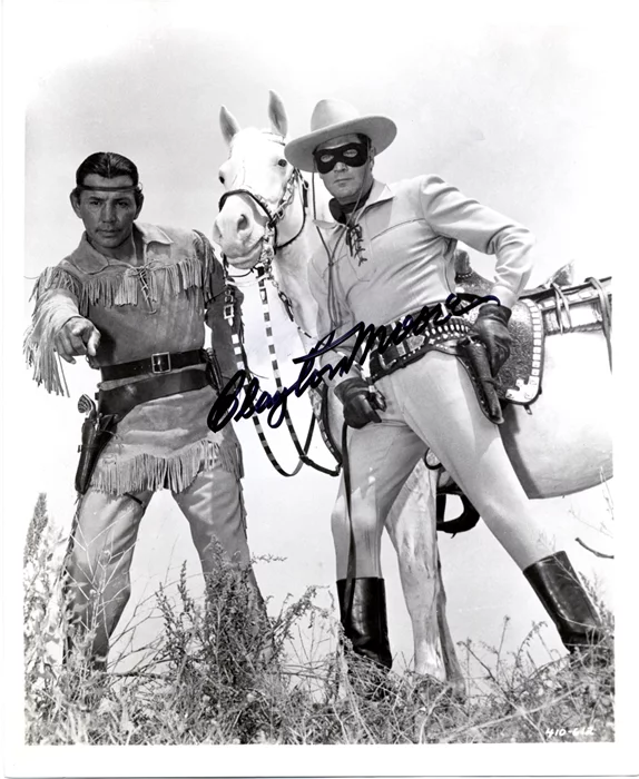 Clayton Moore autograph