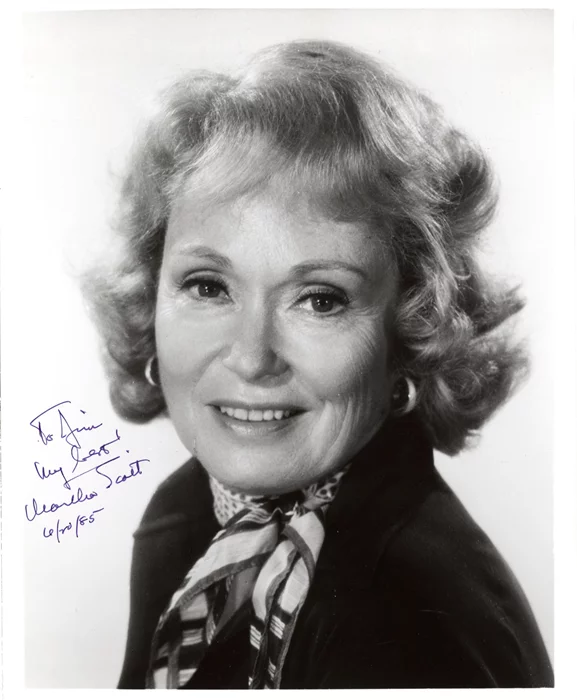 Martha Scott autograph