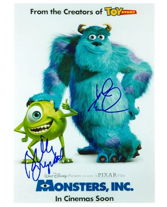 Monsters, Inc. autograph