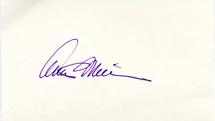 Arthur Miller autograph