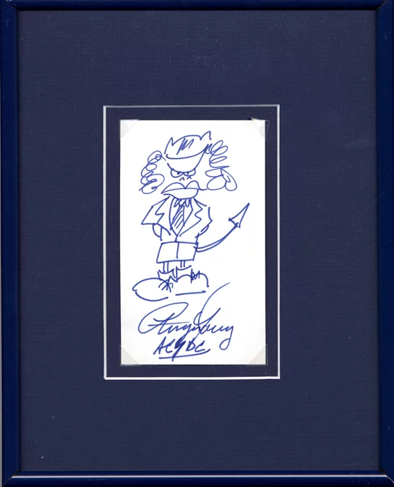 Angus Young autograph