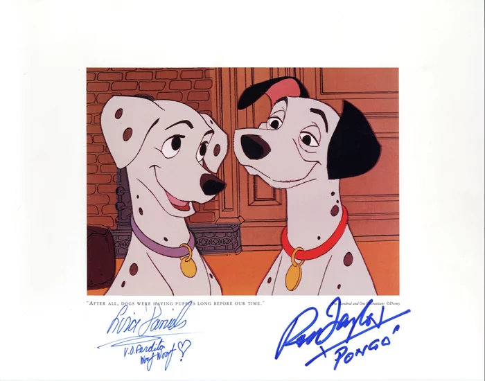 101 Dalmatians autograph