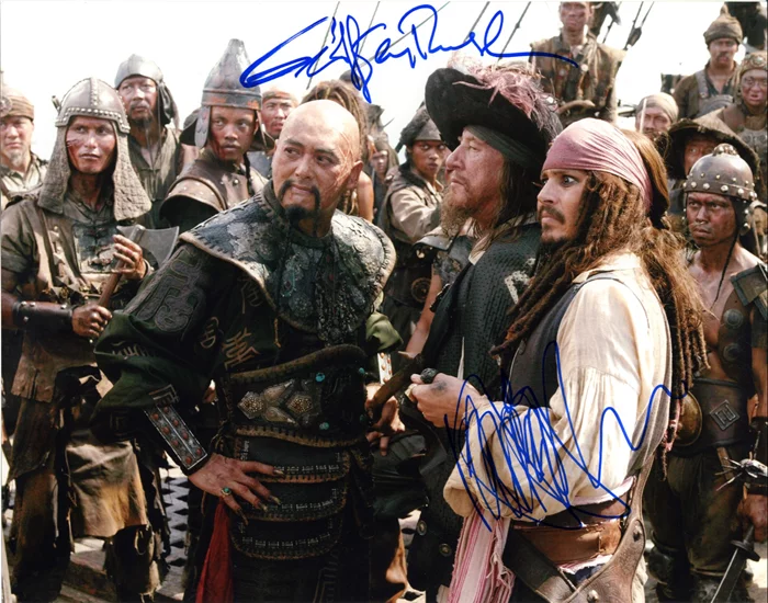 Pirates of The Caribbean: At World's End autograph