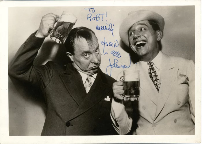 Olsen and Johnson autograph