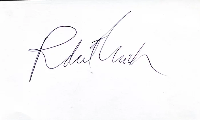 Robert Urich autograph