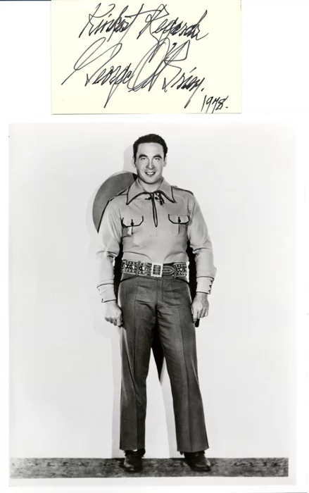 George H. O'Brien Jr. autograph