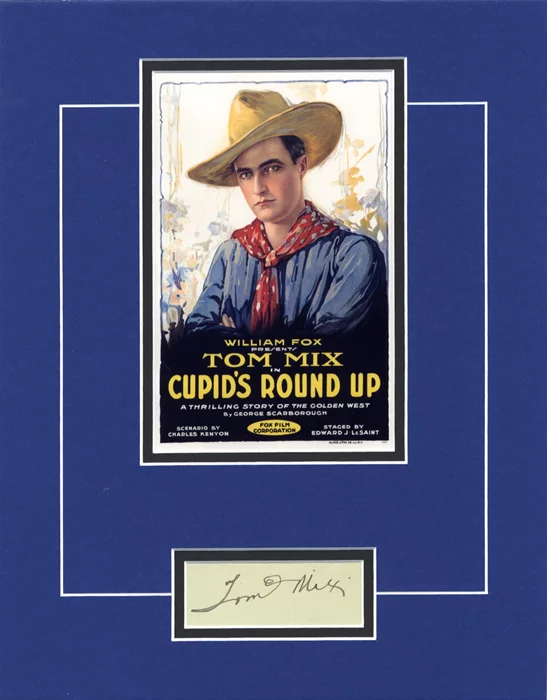 Tom Mix autograph