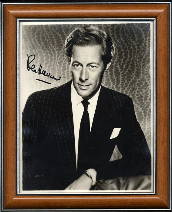 Rex Harrison autograph