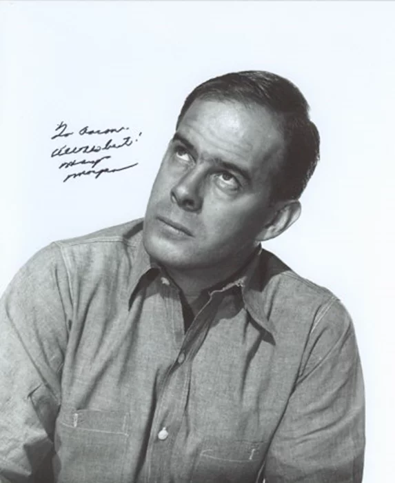 Harry Morgan autograph