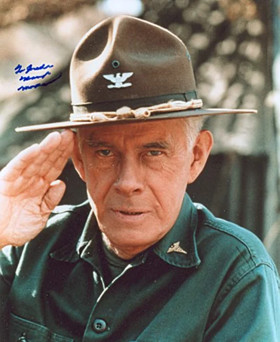 Harry Morgan autograph