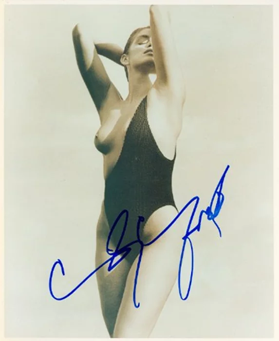 Cindy Crawford autograph