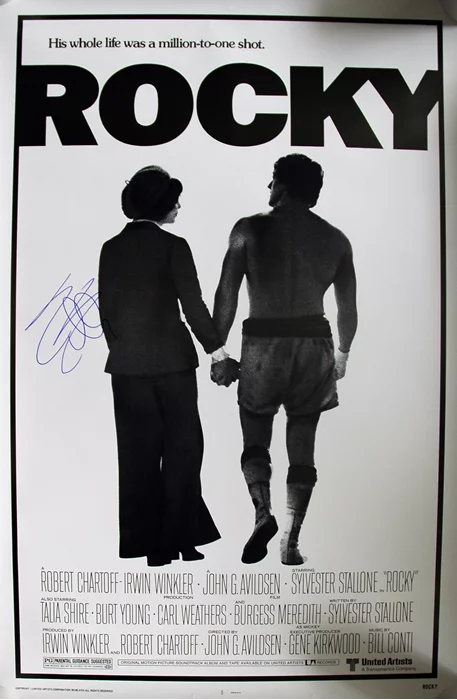 Rocky autograph