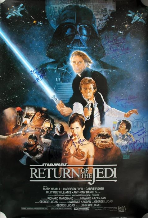 Star Wars: Episode VI - Return of the Jedi autograph