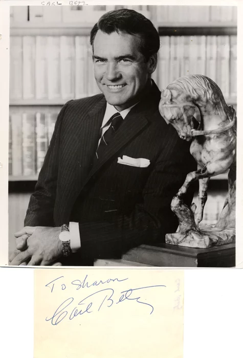 Carl Betz autograph
