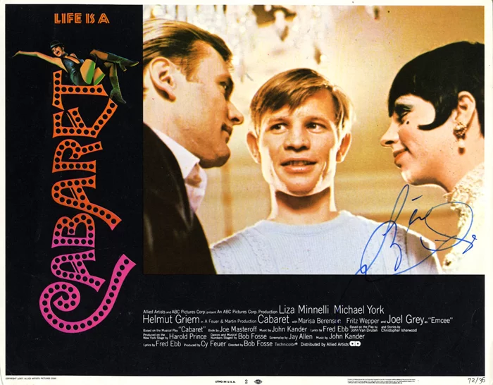 Liza Minnelli autograph