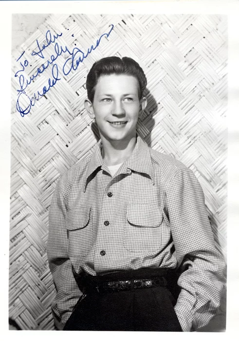Donald O'Connor autograph