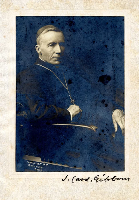 Cardinal James Gibbons autograph